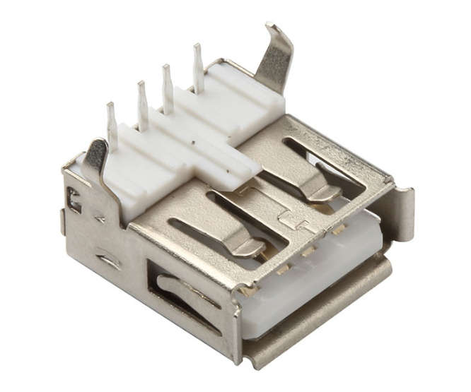 USB SOCKET R/A PCB TYPE-A AF90