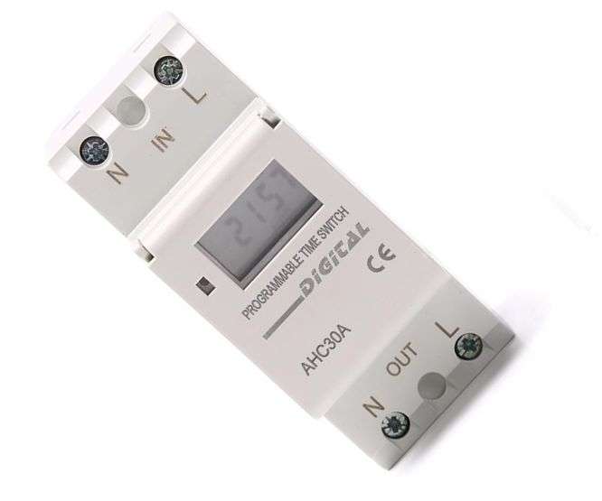 220VAC DIGITAL WEEKLY PROGRAMMABLE TIMER 30A  TI-AHC30A