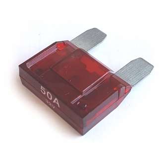 FUSE AUTOMOTIVE BLADE 50A MAROON/RED AMT50