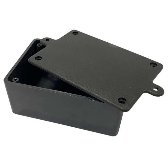PLASTIC ENCLOSURE BLACK FLG 95x65x42 AP-A2-BLACK