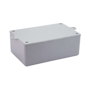 PLASTIC ENCLOSURE GREY W/FLANGES 134x85x52  AP-A4-GREY