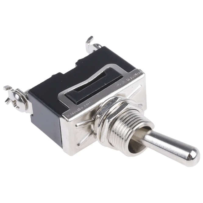 LARGE TOGGLE SWITCH SPST ON-OFF SCREW TERM 250V 10A B067A-1.0