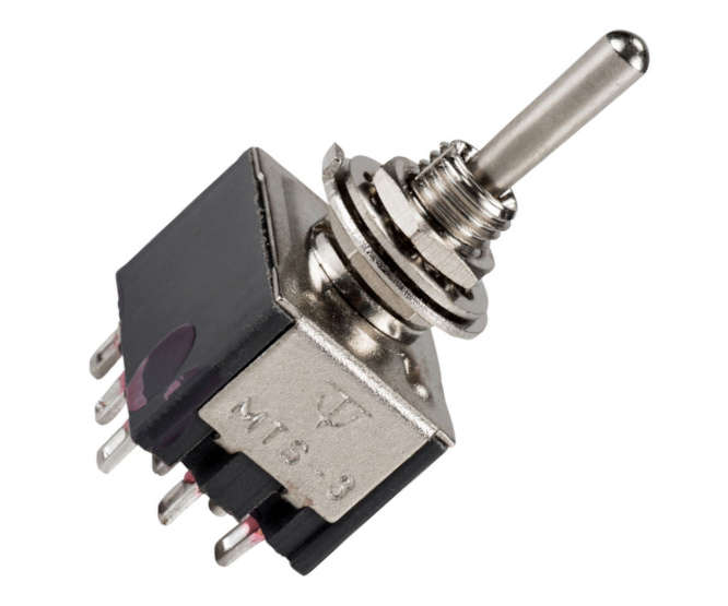 MINI TOGGLE SWITCH TPDT ON-OFF-ON LG B068J