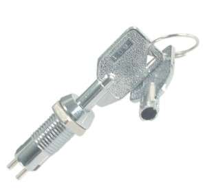 KEY SWITCH LOCK MINI RND 2P R/K B0821