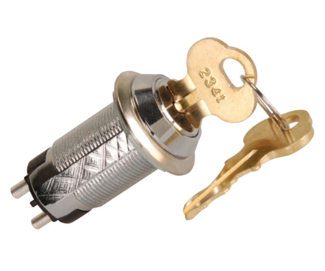 LARGE FLAT KEY SWITCH MOM N.O KEY=2341  B0888 - SAME KEY