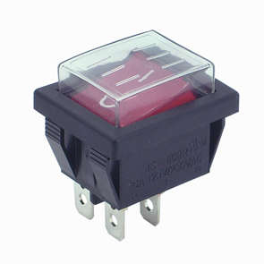 SWITCH ROCK DPST 27x22 RD COVE  B12912-RED COVER