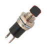 PUSH BUTTON SWITCH N.C. SPST 0.5A/250V BLACK SOLDER M7  181278