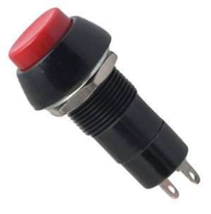 PUSH BUTTON SPST RND NO    RED  B165M-RED