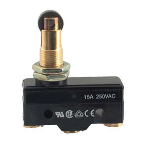 LARGE MICRO LIMIT SWITCH SPDT ROLLER PIN SC  B183G / MJ2-1308