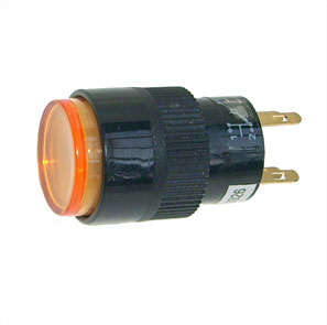 PUSH SWITCH N.O 15mm MOM IL OR  B18561B-ORANGE