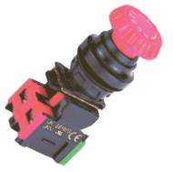 PUSH SWITCH MUSHROOM NONC  RED  B1903C