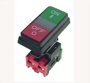 PUSH SWITCH ON/OFF DBL   WHITE  B1910C-WT