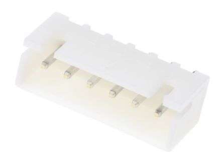 CONNECTOR HEADER SIL 6W P=2.5mm B6B-XH-A(LF)(SN)