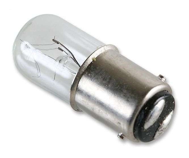 INCANDESCENT LAMP BA15D 12V 5W 16x54 254.251