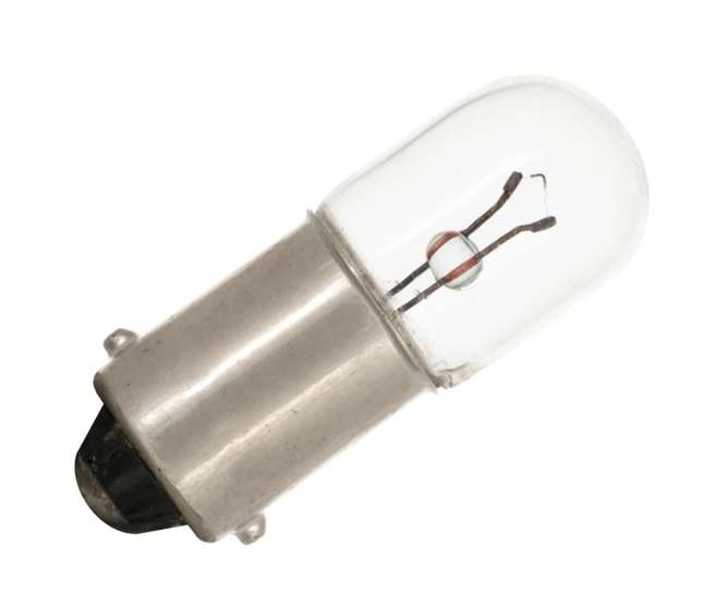 INCANDESCENT FILAMENT LAMP BA9S 130V 20mA 2.6W 10x28 143.541