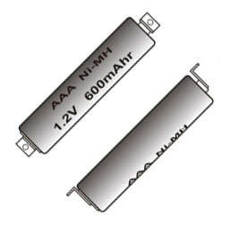 AAA=SIZE BATTERY NiMH SOL-TAG   1.2V NH-AAA600-2P