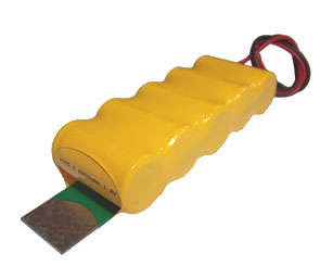 BAT PACK NiCd 6V 2.8A 5xSUB-C ON PLATE   TBA