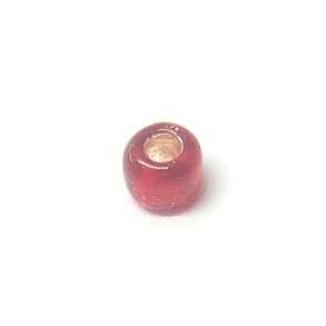 RED GLASS SPACER 4mm ID=1.3mm - MPQ=100 160030-RED-1 *DBK*