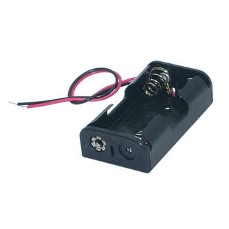BATTERY HOLDER FOR 2xAA W/WIRE LEADS  BH-321-1A