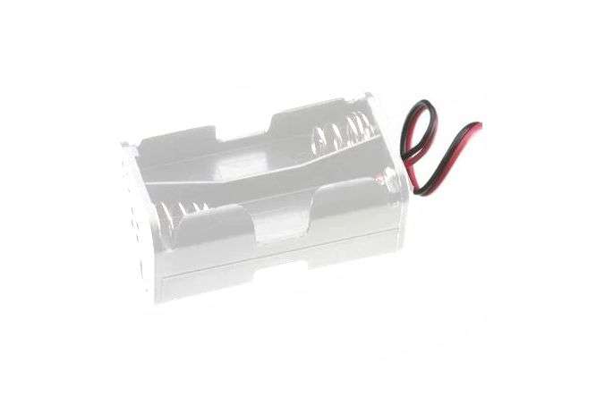BATTERY HOLDER FOR 4xAA CELLS W/ WIRES (WT) AA-04 *A*