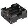 BATTERY HOLDER 8xAA WITH CLIP BLACK IIII  BH383B