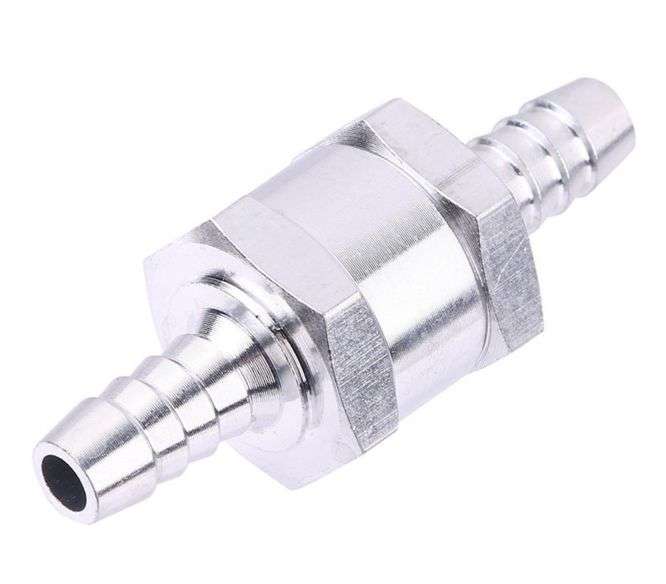 ALUMINUM FUEL NON RETURN CHECK VALVE 8mm 1WAY  TBA / 200918