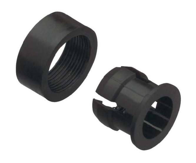 5mm 2PCS LED HOLDER BLACK PLASTIC   BL-C2    2-P / 190905