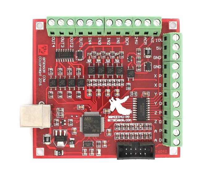 MACH3 USB 4-AXIS 100KHz MOTION CONTROLLER WITH CABLE  BSMCE04U-PP / 220139