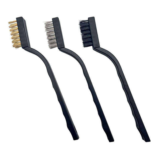 SET OF 3PCS INDUSTRIAL CLEANING BRUSHES 173mm 011116