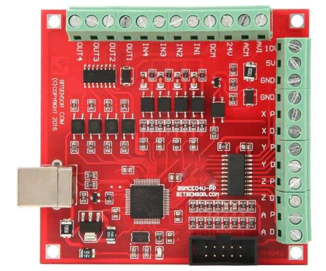 MACH3 USB 4-AXIS 100KHz MOTION CONTROLLER WITH CABLE BSMCE04U-PP