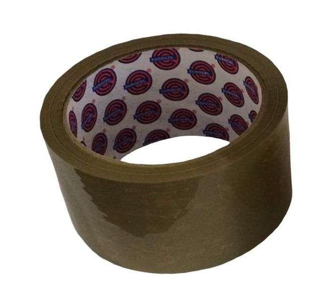 BROWN BUFF TAPE 48mm WIDE - 45M ROLLS   TAPE-BR-48MM