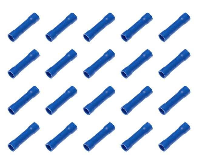 TERMINAL FULL-INSULATED BUTT BLUE 4.5x26 - 1K/bag BV2