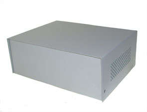 METAL ENCLOSURE GREY 279x150x75mm  BX-3920