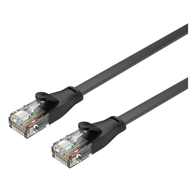 CAT 6 UTP RJ45 FLAT ETHERNET CABLE C1811GBK