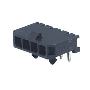 HEADER SIL R/A 4W 3.0 LOCK C3030WR-04P