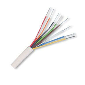 12C TEL/COM WHITE SOLID CABLE - OPEN  ITC-PC6