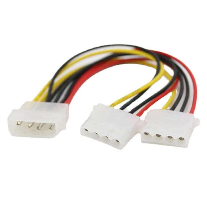 POWER SPLITTER CABLE 4P PLUG TO DUAL IDE 4P Y SPLITTER 20mm CABL04M2FH