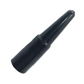 PVC GLAND SHROUD / BOOT LONG BLACK     152502
