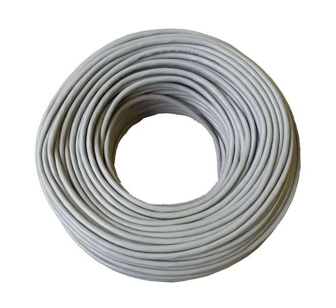 CAT5E FTP ETHERNET CABLE CCA 8C SOLID GREY - 500M/ROLL H725FTPS-GY-500M