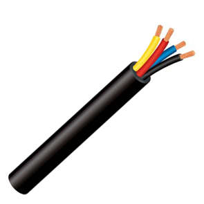 CABTYRE CABLE 4C CSA=2.5 O=12 BLACK - 100m/ROLL GCTC2.5F04CSBBGC1