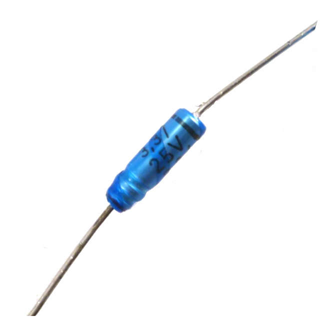 ELECTROLYTIC CAPACITOR AXIAL 2.2uF 40V 3.5x11mm 2MF2 40= EA