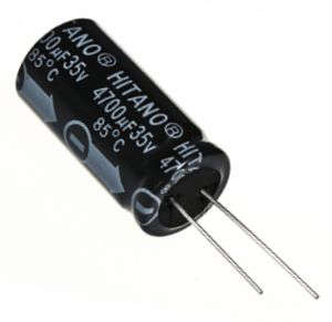 CAP ELEC RAD 1uF 63V ST  ECR010M63B 5x11