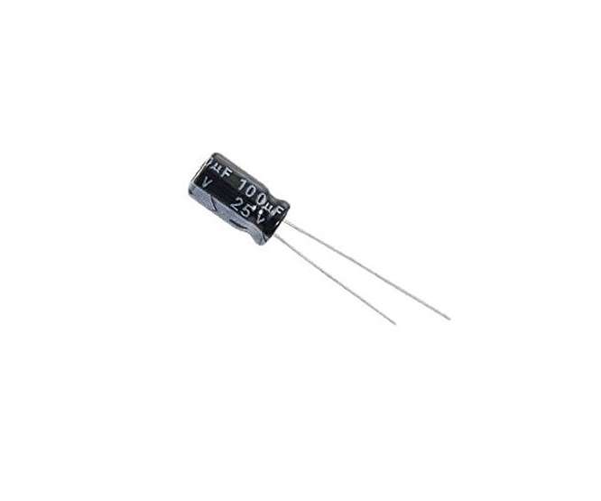 CAPACITOR ELEC RAD 10uF 25V ST ECR10M25B 5x11
