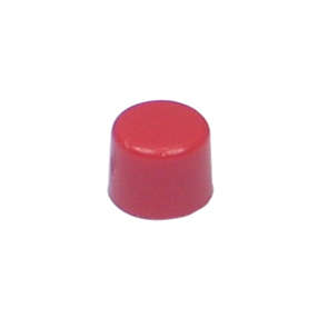 CAP ROUND 5.08mm RED 508103000
