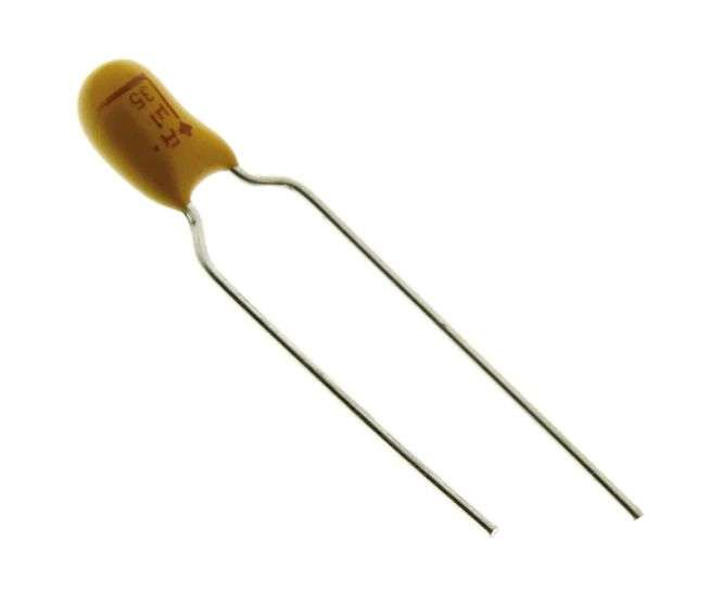 TANTALUM CAPACITOR BEAD 4.7uF 35V P=5mm MTAP4.7UF10%-35V-P5