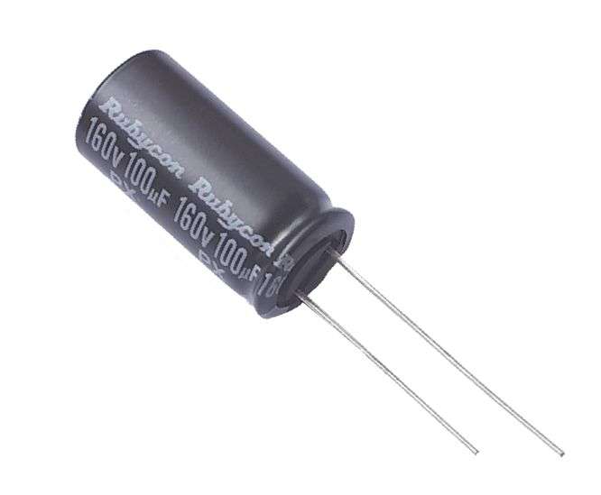 ELECTROLYTIC CAPACITOR RADIAL 100uF 160V HT 12.5x25 P=5 160PX100M 12.5x25