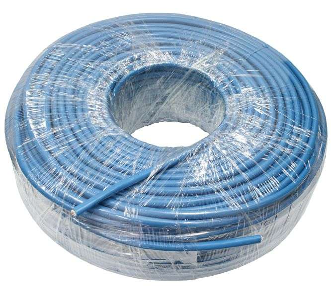 CAT5E UTP ETHERNET CABLE CCA 8C SOLID BLUE - 100M/ROLL H725UTPS-BL