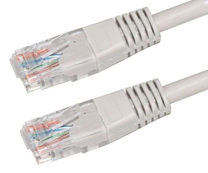 CAT6 UTP NETWORK LEAD RJ45-RJ45 GREY 1:1 15M A32015-A
