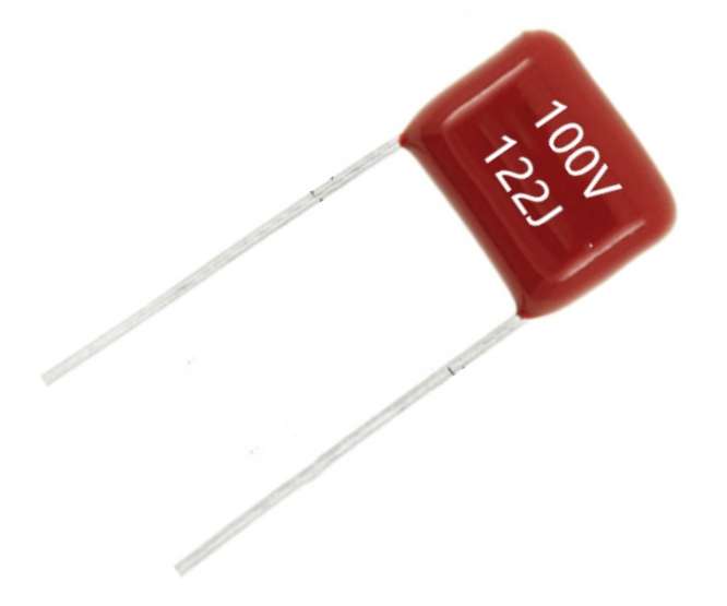 POLYESTER CAPACITOR RADIAL FILM 1.2nF 100V P=5 CBB-1N2-100V-P5