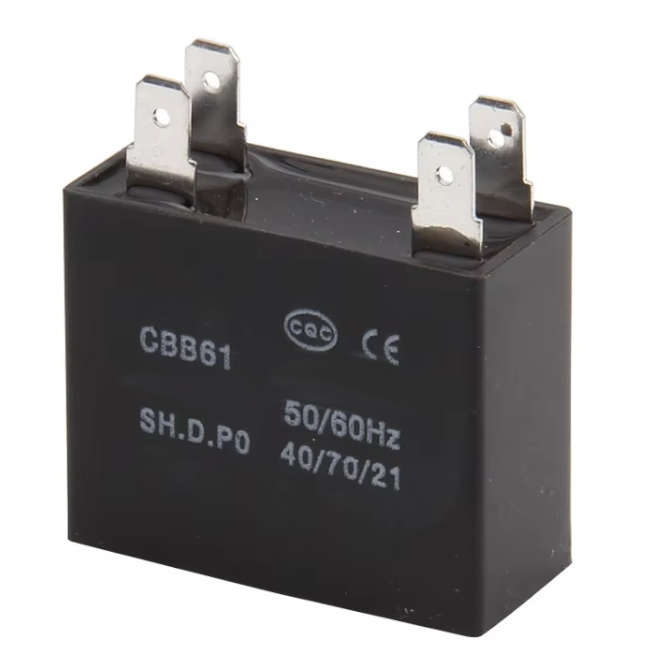 CAPACITOR C/FAN MOTOR 3.5uF 250VAC 4 PUSH-ON MAC355K250A02
